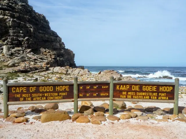 喜望峰の標識