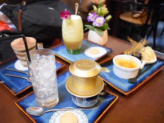 ベトナムのこだわったカフェメニュー