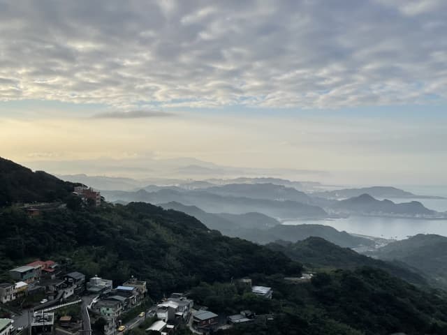 九份から見る山々