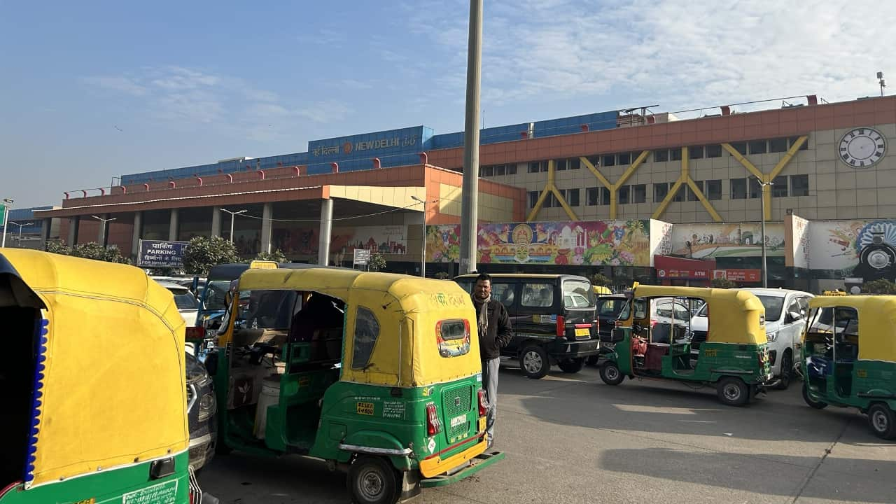 インドのニューデリー駅