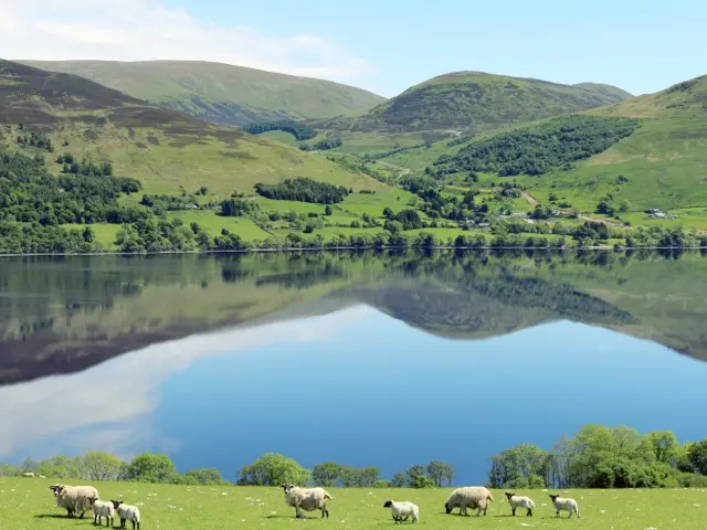 スコットランドのテイ湖