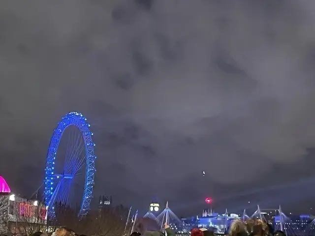 ロンドンアイ付近の観覧エリアの様子