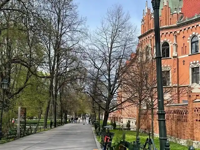 クラクフの街並み