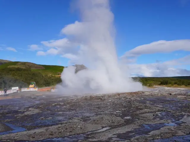 アイスランドのストロックル間欠泉