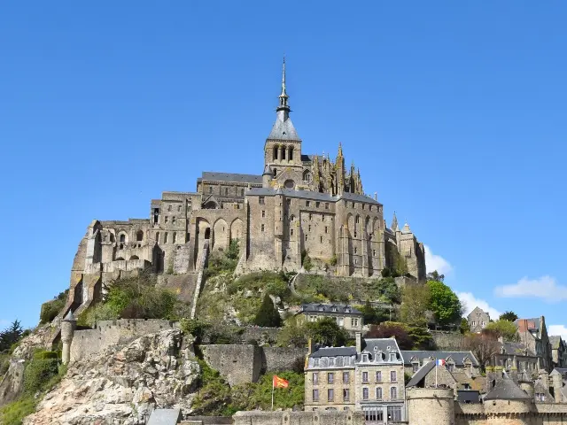 フランスのモンサンミッシェル修道院